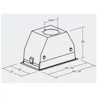 CATA | Hood | GC DUAL A 75 XGWH | Canopy | Energy efficiency class A | Width 79.2 cm | 820 m³/h | Touch control | LED | White glass – pilt 3