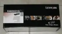 Lexmark X463X31G Cartridge, Black, 15000 pages