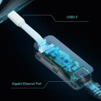 TP-LINK | UE300C | USB Type-C to RJ45 Gigabit Ethernet Network Adapter | 10/100/1000 Mbit/s – pilt 8