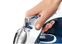 Bosch Steam Iron TDA5024210 2400 W, Water tank capacity 350 ml, Continuous steam 40 g/min, Steam boost performance 180 g/min, Blue/White