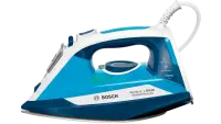 Bosch Steam Iron TDA3024210 2400 W, Water tank capacity 320 ml, Continuous steam 40 g/min, Steam boost performance 150 g/min, Blue/White