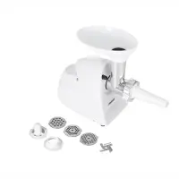Mesko | Meat mincer | MS 4809 | White | 350 W | Middle size sieve; mince sieve; poppy sieve; plunger; sausage filler – pilt 3
