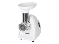 Mesko | Meat mincer | MS 4809 | White | 350 W | Middle size sieve; mince sieve; poppy sieve; plunger; sausage filler