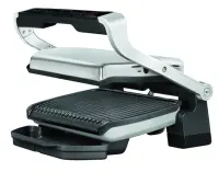 TEFAL | OptiGrill Initial | GC706D | Contact grill | 2000 W | Black/Stainless steel