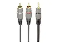 GEMBIRD 3.5 mm stereo plug to 2xRCA plug