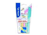 Markerite komplekt Pilot Frixion Light Soft, helendavad, 6 tk