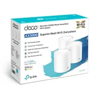 TP-Link Deco X60 Kaks sagedusala (2,4 GHz / 5 GHz) Wi-Fi 6 (802.11ax) Valge 2 Sisemodem – pilt 13