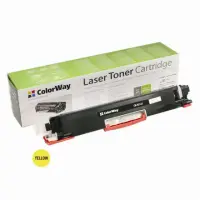 ColorWay Toner Cartridge, Yellow, HP CE312A (126Y); Canon 729Y