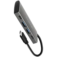 AXAGON HMC-4G2 2x USB-A + 2x USB-C, USB-C 3.2 Gen 2 10Gbps hub, 13cm USB-C cable
