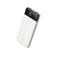Silicon Power Powerbank GP28 Li-Polymer Carbon fiber texture provides a more secure grip, while the rounded shape is ergonomic; Battery indicator shows exact remaining percentage on a digitized LED display; Input High-Voltage Protection, Output High-Voltage Protection, Input Current Protection, Output Current Protection, Automatic Current Matching,