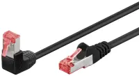 Goobay Patch Cable 51541 Cat 6, S/FTP, Black, 0.25 m