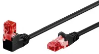 Goobay Patch Cable 51518 Cat 6, U/UTP, Black, 5 m