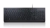 Lenovo | Essential | Essential Wired Keyboard - US Euro | Standard | Wired | US | 1.8 m | Black | Wired | 570 g
