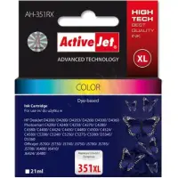 Action ActiveJet AH-351RX (HP 351XL CB338EE) Tri-Colour Ink Cartridge, Cyan, Magenta, Yellow