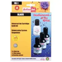 Action ActiveJet UK-1 refill system Ink Cartridge, Black