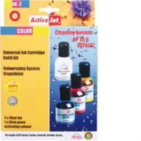 Action ActiveJet UK-2 refill system Ink Cartridge, Cyan, Magenta, Yellow