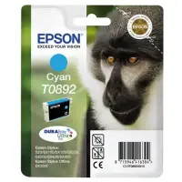 Epson Singlepack T0892 DURABrite Ultra Ink Cartridge, Cyan