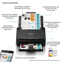 Epson WorkForce ES-500WII Poogna-skänner 600 x 600 DPI A4 Must – pilt 5