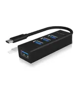 ICY BOX IB-HUB1419-C3 USB 3.2 Gen 1 (3.1 Gen 1) Type-C 5000 Mbit/s Must – pilt 4
