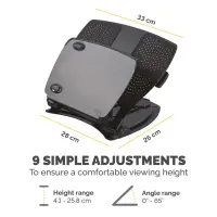 Fellowes 8024602 sülearvuti raam & alus Must – pilt 2