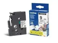 Brother | TZe-221 Laminated Tape | Black on White | TZe | 8 m | 9 cm