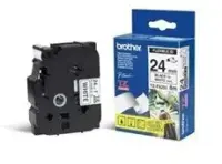 Brother | TZe-FX651 Flexible ID Laminated Tape | Black on Yellow | TZe | 8 m | 2.4 cm