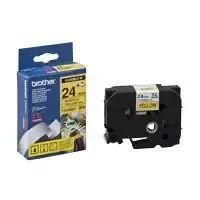 Brother | TZe-FX651 Flexible ID Laminated Tape | Black on Yellow | TZe | 8 m | 2.4 cm – pilt 5