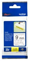 Brother | TZe-S121 Strong Adhesive Laminated Tape | Black on Clear | TZe | 8 m | 9 cm