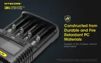 BATTERY CHARGER 4-SLOT/UM4 NITECORE