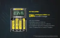 BATTERY CHARGER 4-SLOT/UM4 NITECORE – pilt 8
