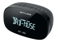 Muse | DAB+/FM Dual Alarm Clock Radio | M-150 CDB | Alarm function | AUX in | Black