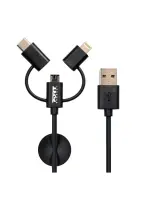WALL + CAR CHARGER 2 USB + 3IN1 kaabel – pilt 2