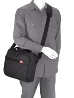 Case Logic | DLC115 | Fits up to size 15 " | Messenger - Briefcase | Shoulder strap | Black – pilt 6