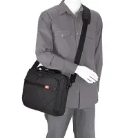 Case Logic | DLC115 | Fits up to size 15 " | Messenger - Briefcase | Shoulder strap | Black – pilt 22