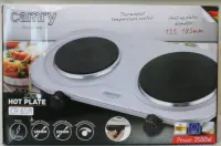 SALE OUT. Camry | CR 6511 | Number of burners/cooking zones 2 | Rotary knobs | Electric | Stainless steel | DAMAGED PACKAGING – pilt 10