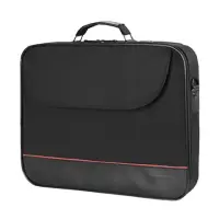 Continent Notebook brief CC-100 Fits up to size 16 ", Black, Shoulder strap,