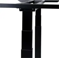 Büroolaua raam SUN-FLEX®DESKFRAME VI, reguleeritava kõrgusega 62-127 cm, must – pilt 2