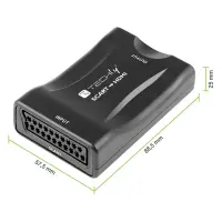TECHLY Compact Converter SCART to HDMI – pilt 6