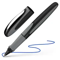Pastapliiats SCHNEIDER RAY, 0,7mm, tumehall korpus, sinine tint – pilt 7