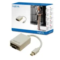 Logilink Mini DisplayPort to VGA Adapter: HD DSUB 15-pin FM, Mini DisplayPort M