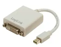 Logilink Adapter Mini Display Port TO DVI Converter: DVI-I FM, Mini DisplayPort M