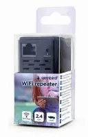 WRL REPEATER 300MBPS/BLACK WNP-RP300-03-BK GEMBIRD – pilt 3