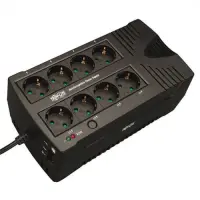 Tripp Lite Ultra-Compact Line-Interactive UPS AVRX550UD 550VA, 300W, 4x UPS Schuko CEE7, 4x Surge-only Schuko CEE7, USB, RJ45, Sine Wave/PVM sine wave, Desktop/Wallmount, 245x91x163mm, 5,22kg – pilt 2