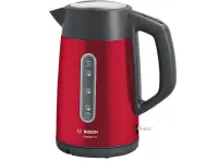 Bosch | Kettle | DesignLine TWK4P434 | Electric | 2400 W | 1.7 L | Stainless steel | 360° rotational base | Red/Black – pilt 2