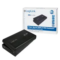 LogiLink UA0107 kõvakettaboks Must 3.5"