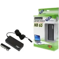 Fortron Power adapter NB CEC 65 Standard, 8 changeable output tips, 20 V, 65 W