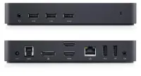 Dell Ultra HD Triple Video Docking Station  D3100 USB Video Docking Station, Ethernet LAN (RJ-45) ports 1, DisplayPorts quantity 1, USB 2.0 ports quantity 2, HDMI ports quantity 2, Ethernet LAN, Warranty 12 month(s)