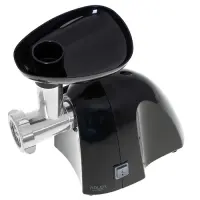 Adler | Meat mincer | AD 4811 | Black | 600 W | Number of speeds 1 | Throughput (kg/min) 1.8 | 3 replaceable sieves: 3mm for grinding poppies and preparing meat and vegetable stuffing; 5mm for meatballs, Roman roast and beef burgers; 7mm for coarsely ground sausages, offal sausages and pates; Charging tray; Pusher – pilt 2
