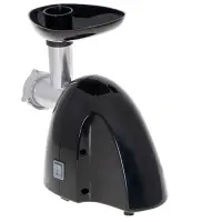 Adler | Meat mincer | AD 4811 | Black | 600 W | Number of speeds 1 | Throughput (kg/min) 1.8 | 3 replaceable sieves: 3mm for grinding poppies and preparing meat and vegetable stuffing; 5mm for meatballs, Roman roast and beef burgers; 7mm for coarsely ground sausages, offal sausages and pates; Charging tray; Pusher – pilt 7