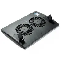 deepcool Notebook cooler WindPal , for up to 17" nb, 2x140 mm fan, USB 2.0 HUB x4 deepcool
